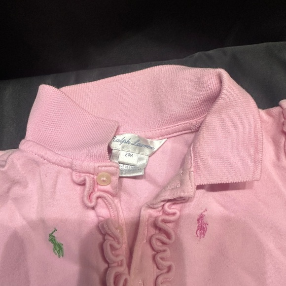 Pink Kids Polo Ralph Lauren girls dress-size 24mos-#498 - Picture 2 of 2